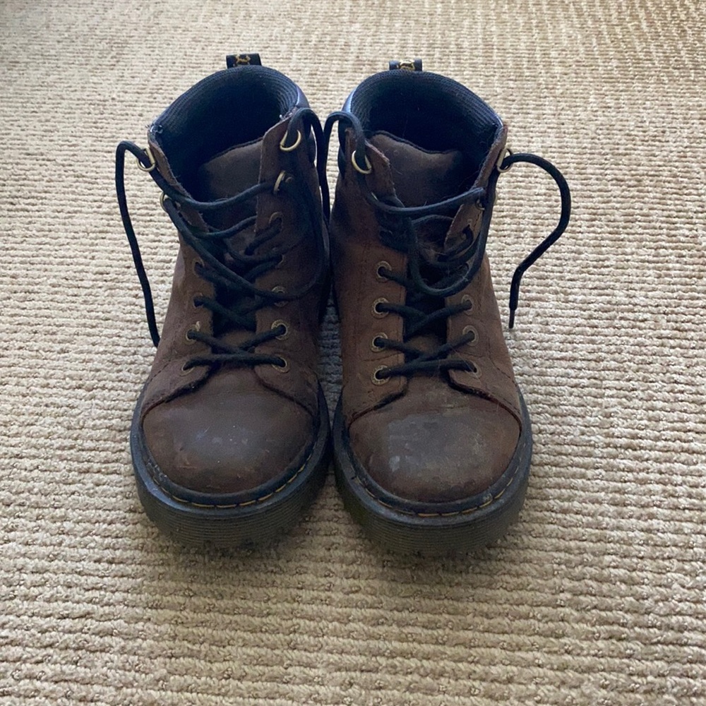 dr. martens brown boots